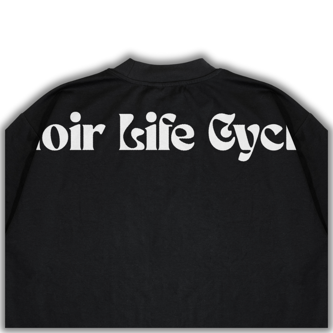 Noir Life Cycle Black Tee