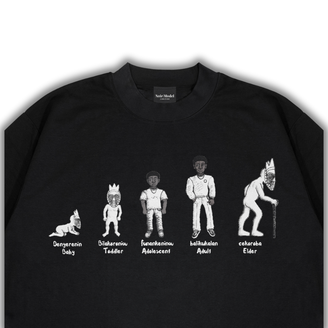Noir Life Cycle Black Tee