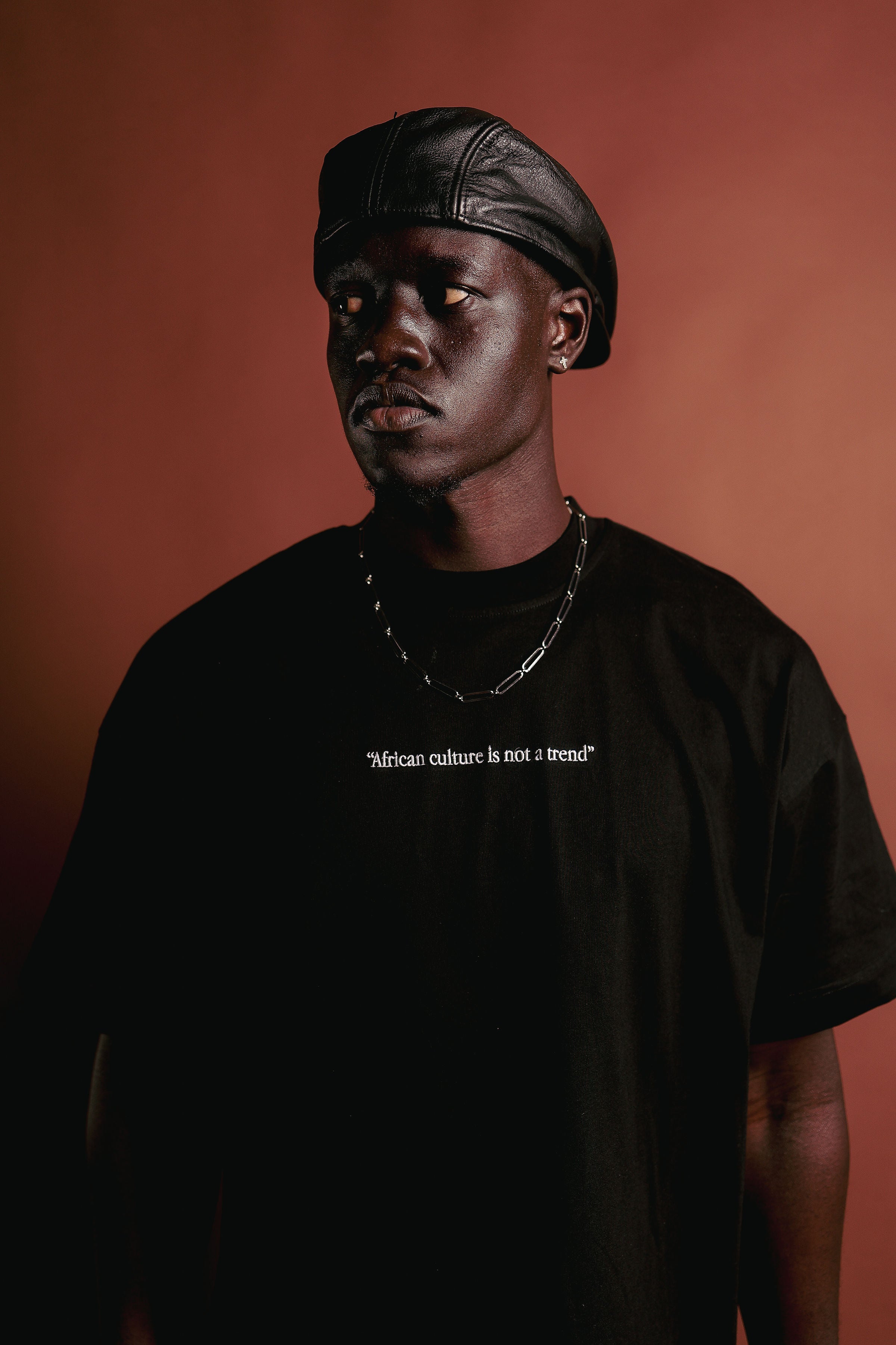 "African Culture is Not a Trend" T-shirt - Black