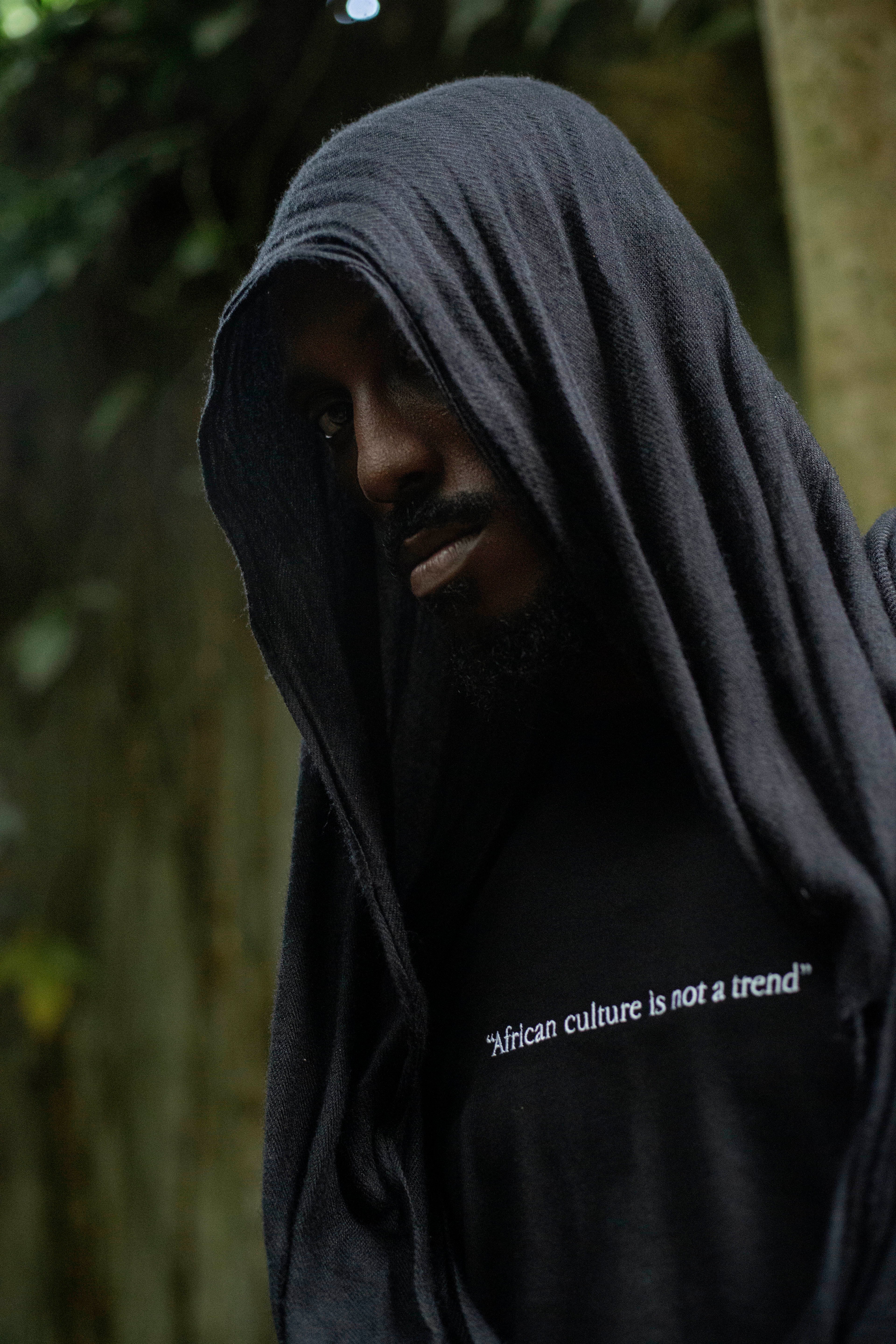 "African Culture is Not a Trend" T-shirt - Black