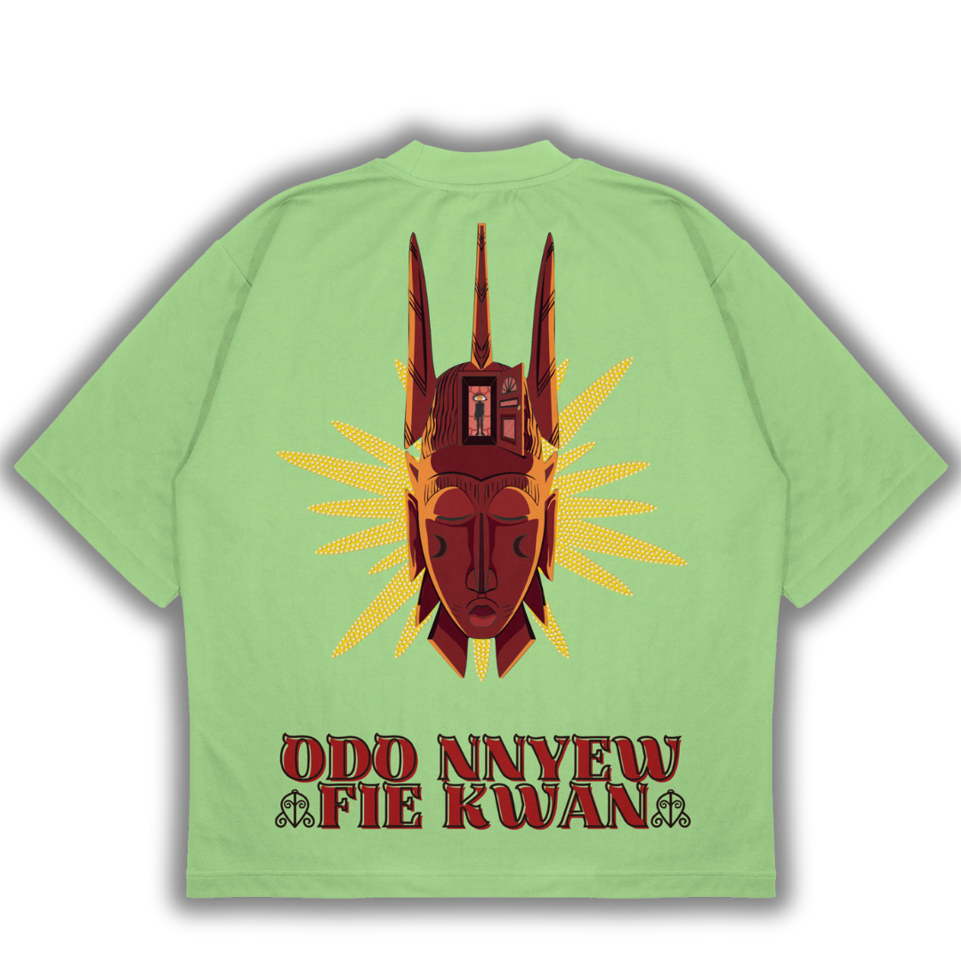 Lime Green ODO Rhinestones Tee