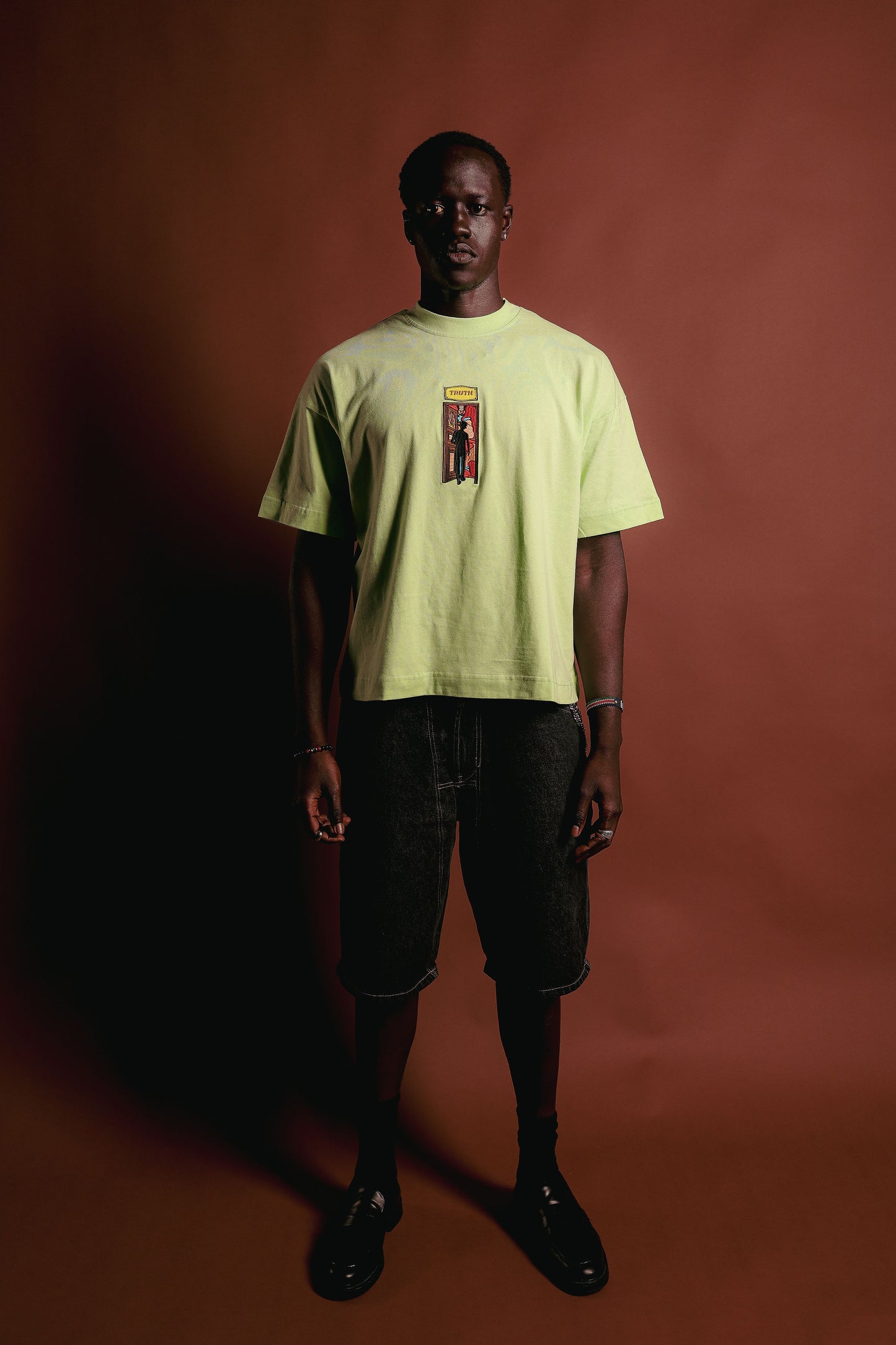 Lime Green ODO Rhinestones Tee