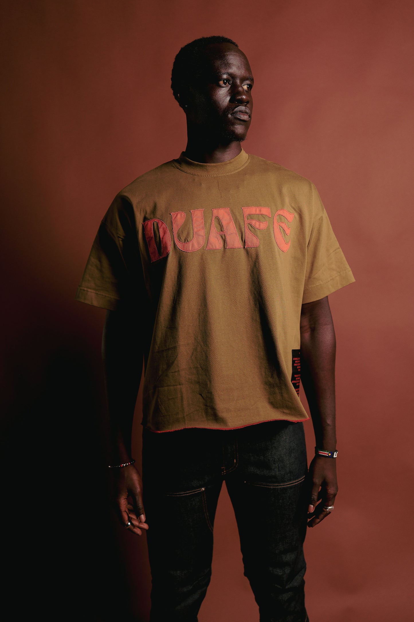 DUAFE Green/Pink Tee